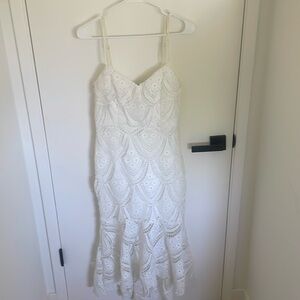 Lulus White Lace Dress
